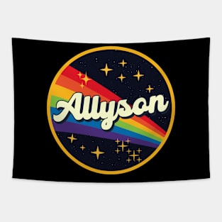 Allyson // Rainbow In Space Vintage Style Tapestry