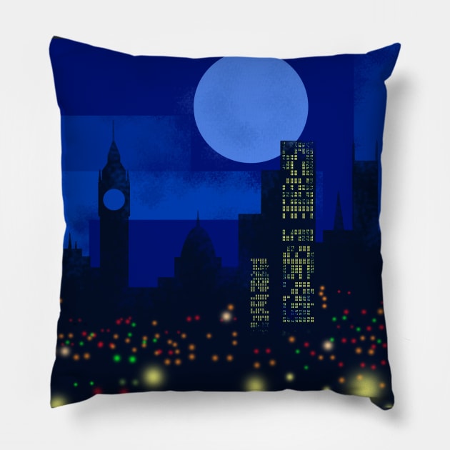 London Pillow by Scratch