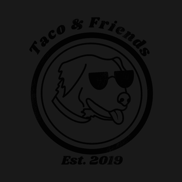 Taco & Friends Trivia Commission Black Line by bradenjay99