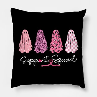 Breast Cancer Awareness Support Squad Cancer Free Pillow