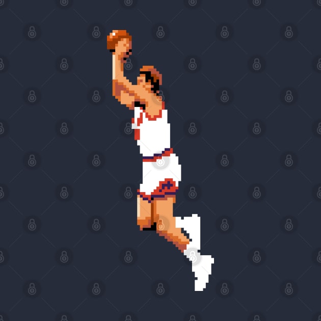 Tom Chambers Best Dunk Ever Pixel by qiangdade