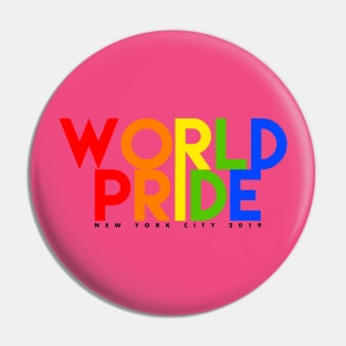 WORLD PRIDE T-SHIRT - NYC 2019 Pin