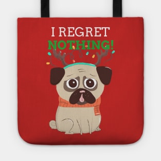 Christmas pug Tote