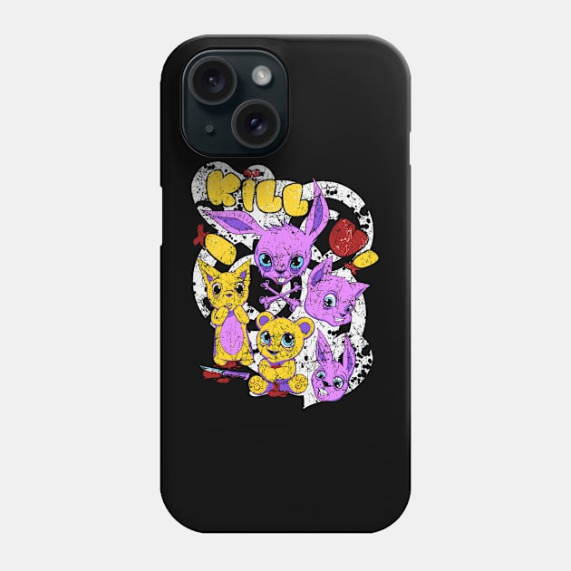 lion and rabbit cub Phone Case by MuftiArt