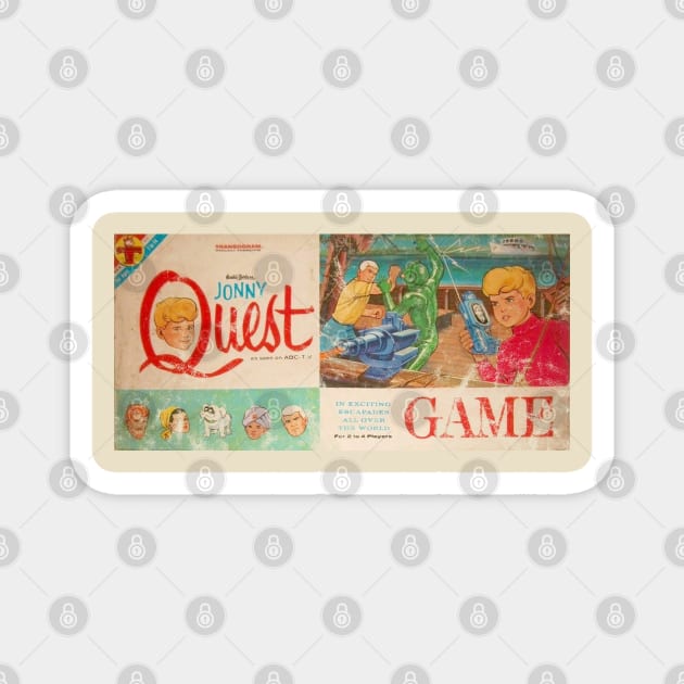 Jonny Quest Game Magnet by offsetvinylfilm