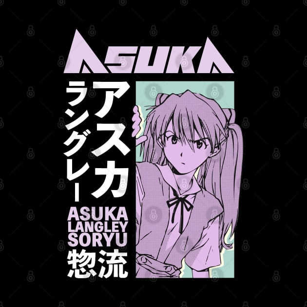 Asuka Langley Pastel Aesthetic Manga Girl Edit by mareescatharsis