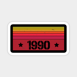 vintage retro 1990 Magnet