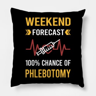 Weekend Forecast Phlebotomy Phlebotomist Pillow