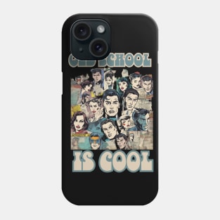 Old School Is Cool Comics Style Phone Case