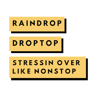 Raindrop.... Droptop...Nonstop... T-Shirt