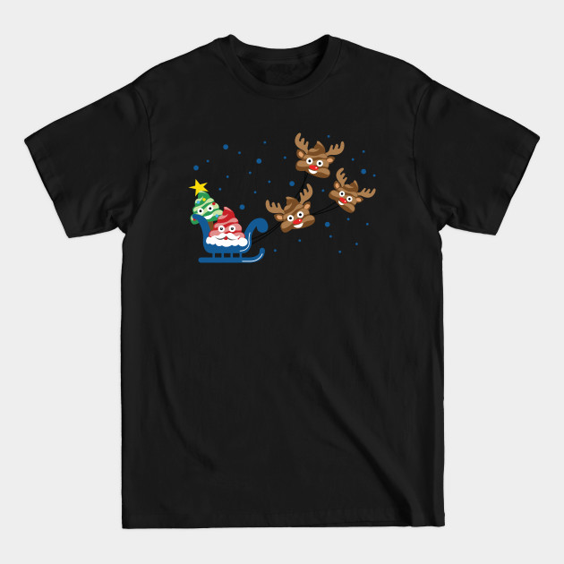 Disover Christmas Poop Emojis - Funny Christmas - T-Shirt