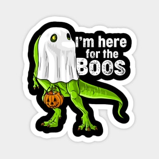 Halloween T Rex Dinosaur Ghost Costume Boo Magnet