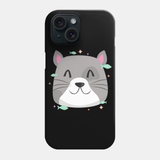 Cute Cat Cartoon Animals Character Design Phone Case