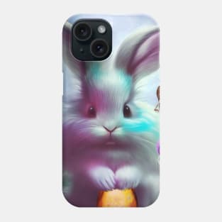 Cute Easter Bunny with Easter Egg the Two Best Things of Easter Phone Case