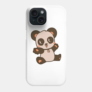 Cute Panda Ilustration Phone Case