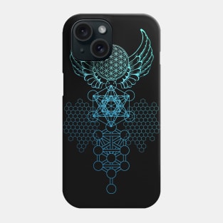 Abstract Sacred Geometry Flower of Life Phone Case