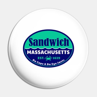 Sandwich Massachusetts MA Cape Cod Pin