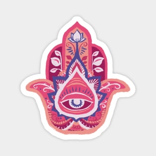 Hamsa Hand - Ruby(July) Magnet