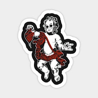 LOVE CUPID VALENTINES CHERUB HEART BREAKER DESIGN Magnet