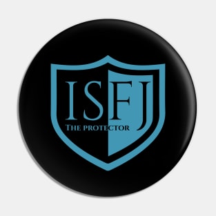 ISFJ The Defender MBTI types 10C myers briggs personality gift with icon Pin