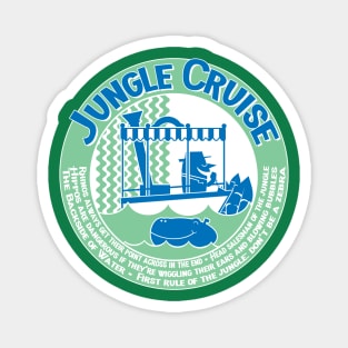 Jungle Cruise (blue and green) Magnet