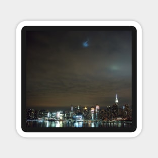 Manhattan sous la lune Magnet