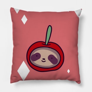 "Happy Birthday" Cherry Face Sloth Pillow