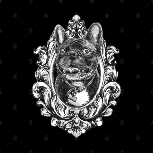 Framed frenchie DK by Neyc Design