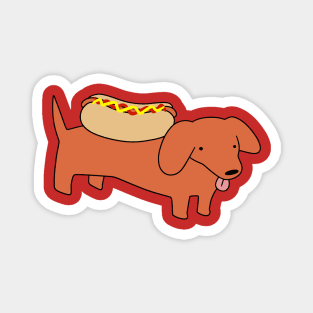 Hotdog Dachshund Magnet