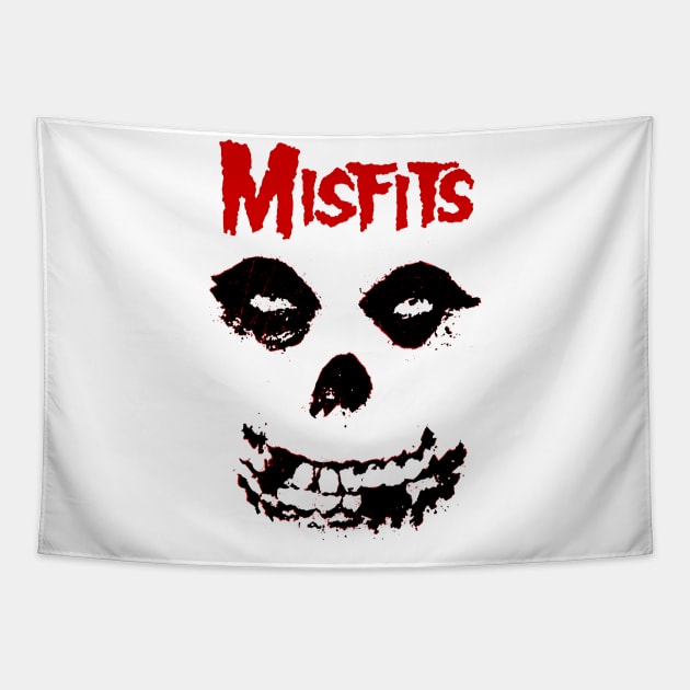 misfits skull Tapestry by VizRad