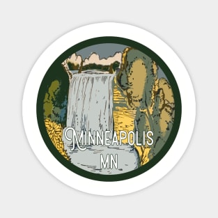 Minneapolis Vintage Decal Magnet