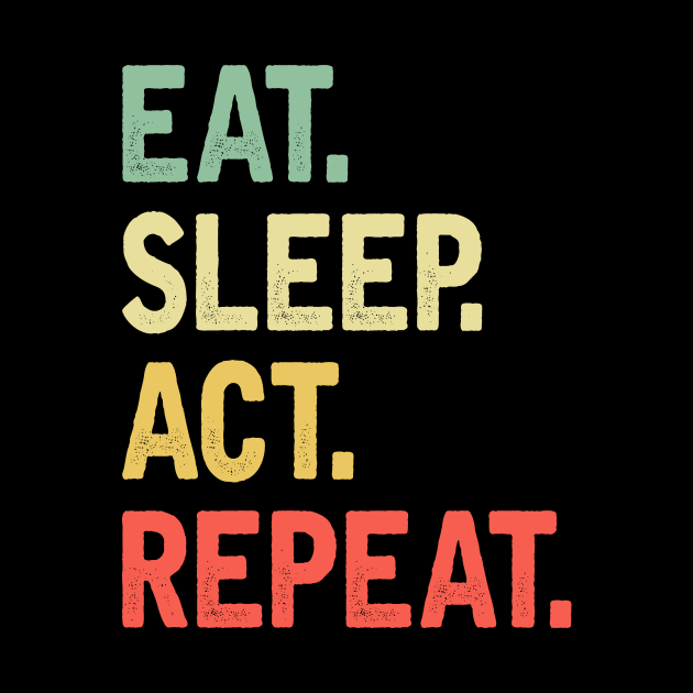 Eat Sleep Act Repeat by SimonL