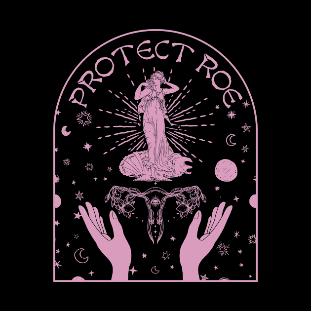 Protect Roe / Women's Rights by Stacy Peters Art