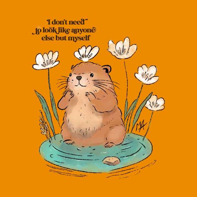 Beaver Self-love by The Mindful Maestra