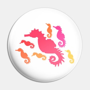 Seahorses Pin