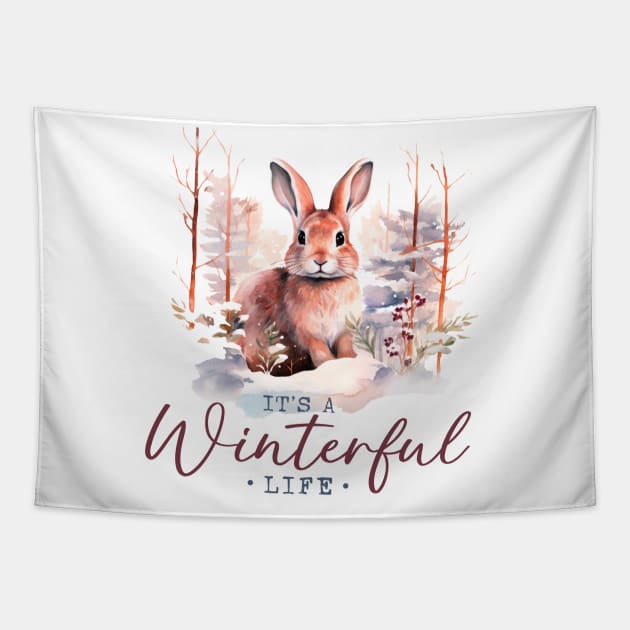 What a winterful life Tapestry by mafiatees.intl