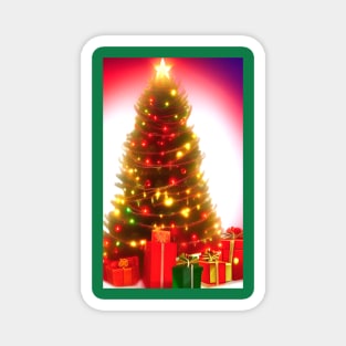 Christmas Gifts Under the Tree Magnet