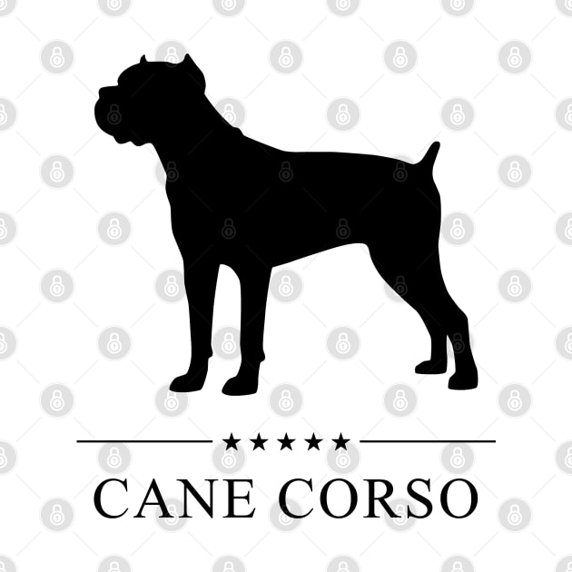 Cane Corso Black Silhouette by millersye