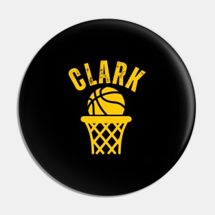 clark basketball Jersey yellow Pin