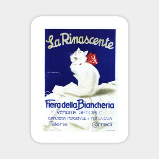 LA RINASCENTE Clothing Linen Fair Special Sale Vintage Italian Department Store Ad Magnet