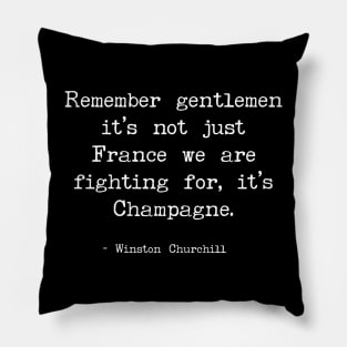 Fighting For Champagne Pillow