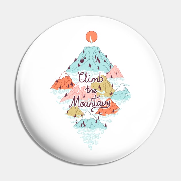 Misty Mountains Pin by Freeminds