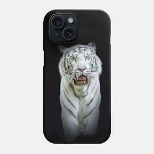 White Tiger Animal Wildlife Jungle Nature Forest Adventure Discovery Phone Case