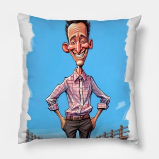 Pee Wee Herman art Pillow