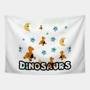 Funny Dinosaurs Tapestry