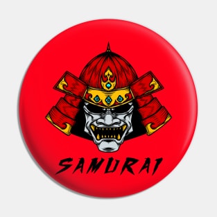 Samurai helmet Pin