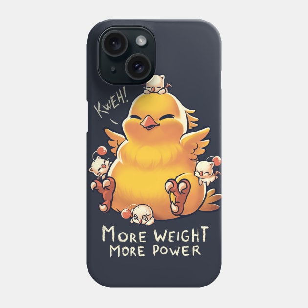 Kweh! Fat Chocobo - Final Fantasy Creature - Monster Summon Phone Case by BlancaVidal