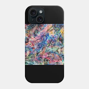 Multicolored abstract illustration Phone Case