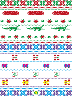 Frogger Ugly Christmas Sweater Magnet
