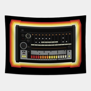 Vintage Drum Machine Colours Tapestry